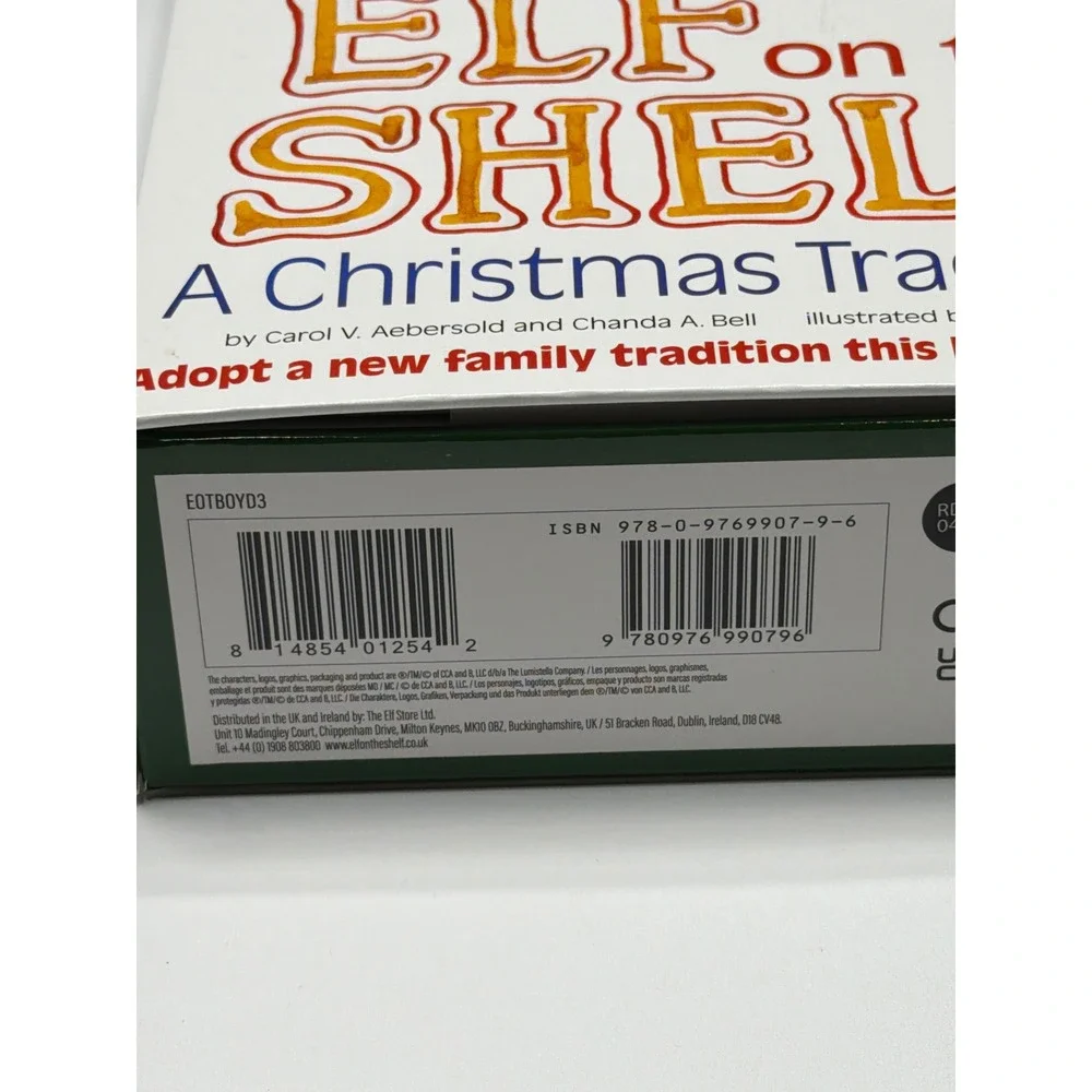 The Elf on the Shelf Christmas Tradition Boy Scout Elf Dark Skin Brown Eyes Book